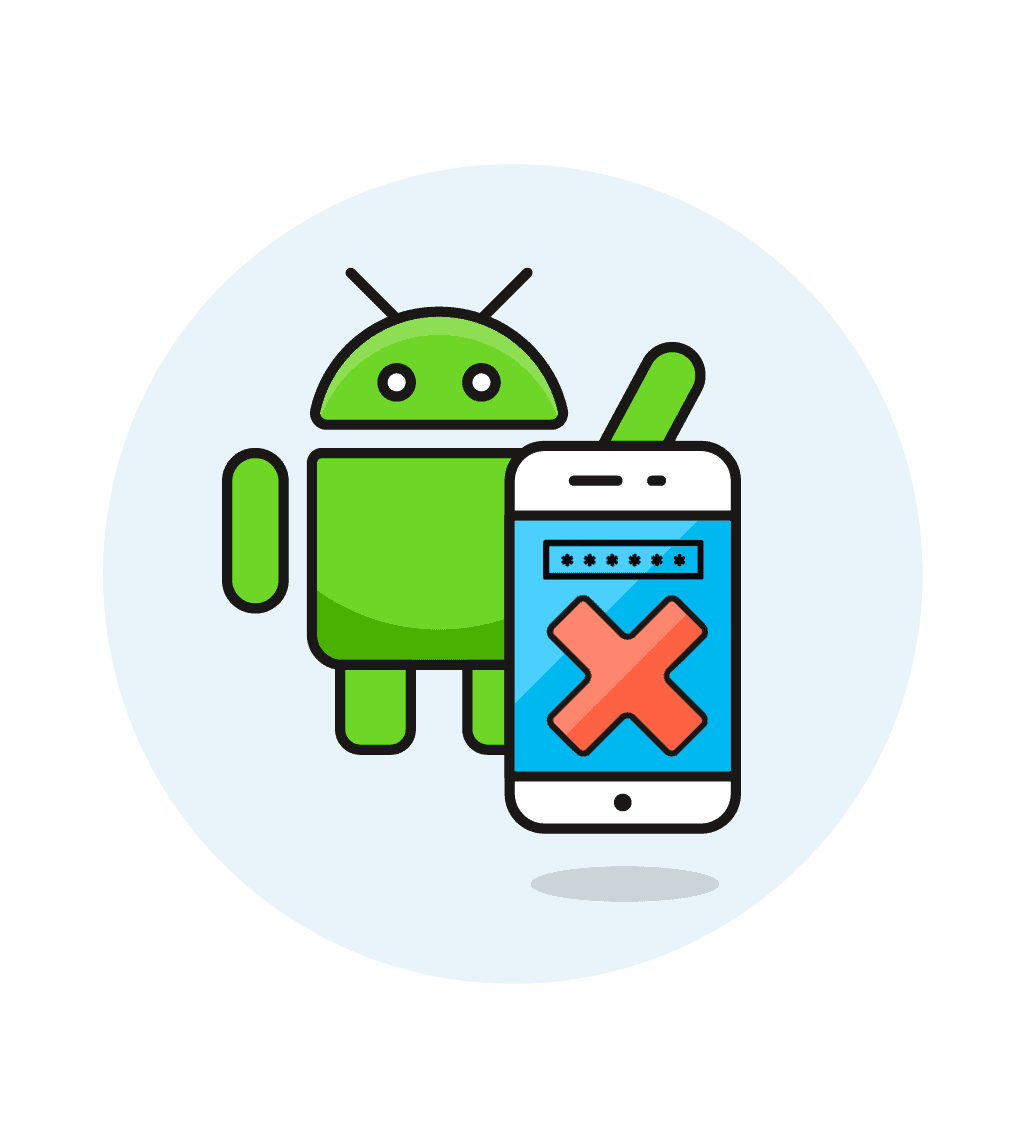 Borrar datos al fallar excesivamente el código de acceso en Android